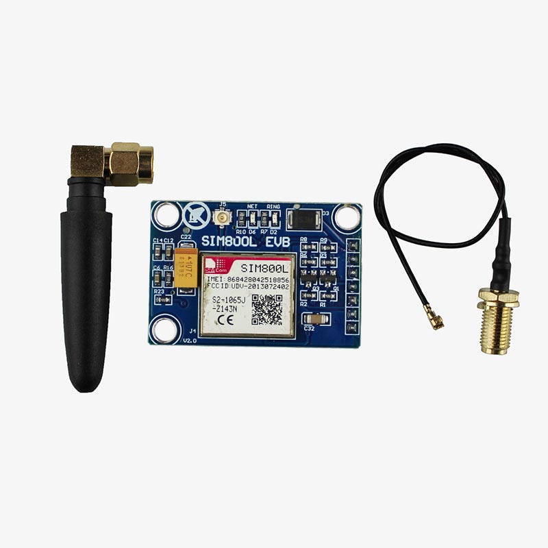 SIM800L V2 5V GPRS GSM Module - Quad-Band with Antenna