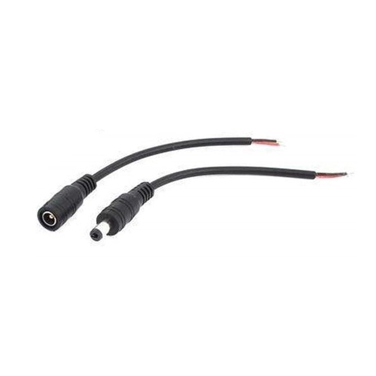 12V 5A Male &amp; Female DC Connectors for CCTV Security Camera and Lighting Power Adapter