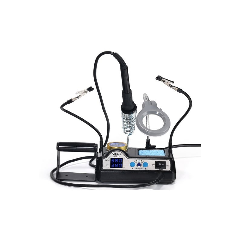 Yihua 927-IV 60W Adjustable Temperature Soldering Iron Station Solder Roll Holder Soldering Station