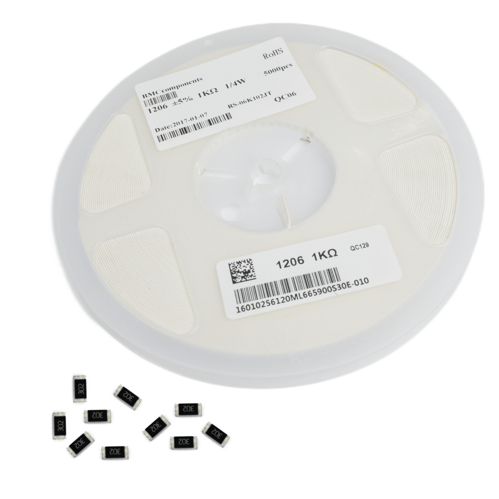 910k ohm (914) 5% SMD Resistor 1206 (Reel of 5000)