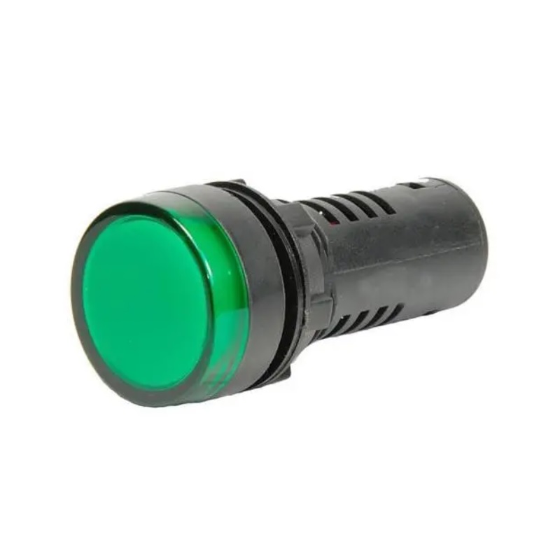 Green AC/DC12V 16mm AD16-16E LED Power Pilot Signal Indicator Lamp