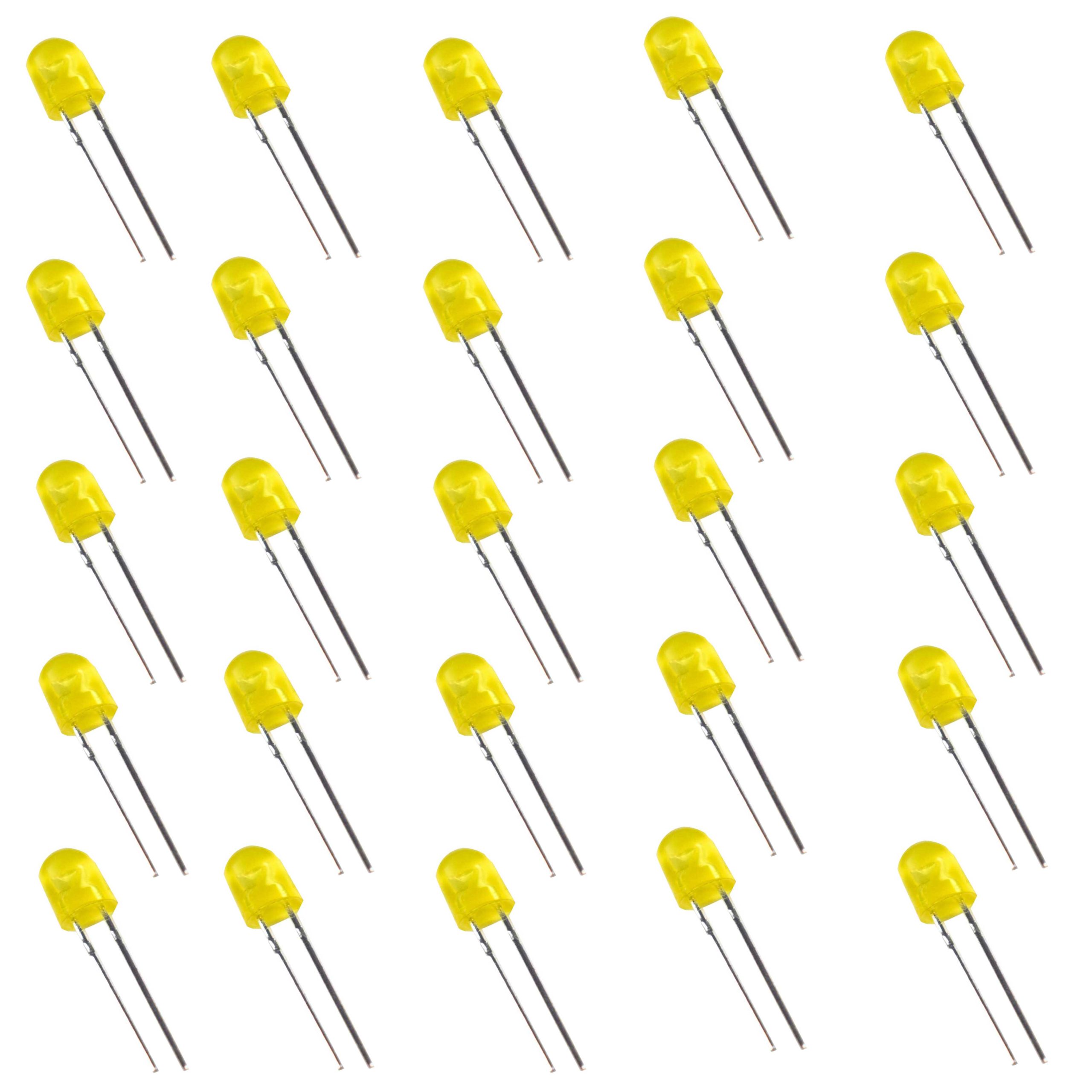 546 Oval Yellow LED(300-400mcd)