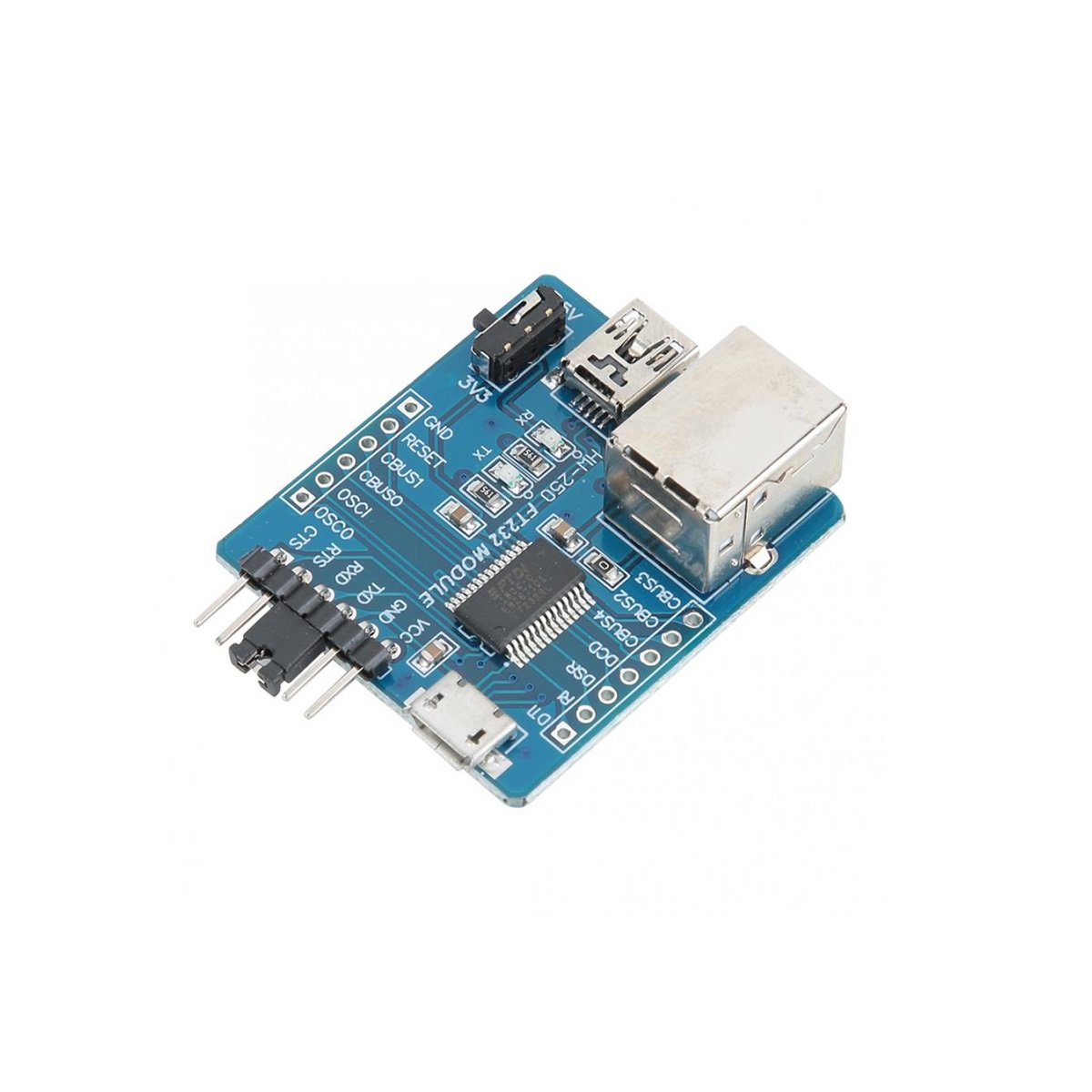 3-in-1 FT232RL USB to Serial Module USB / MINI / Micro to UART