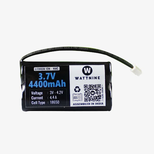 3.7V 4400mah Lithium Battery with 1 year warranty