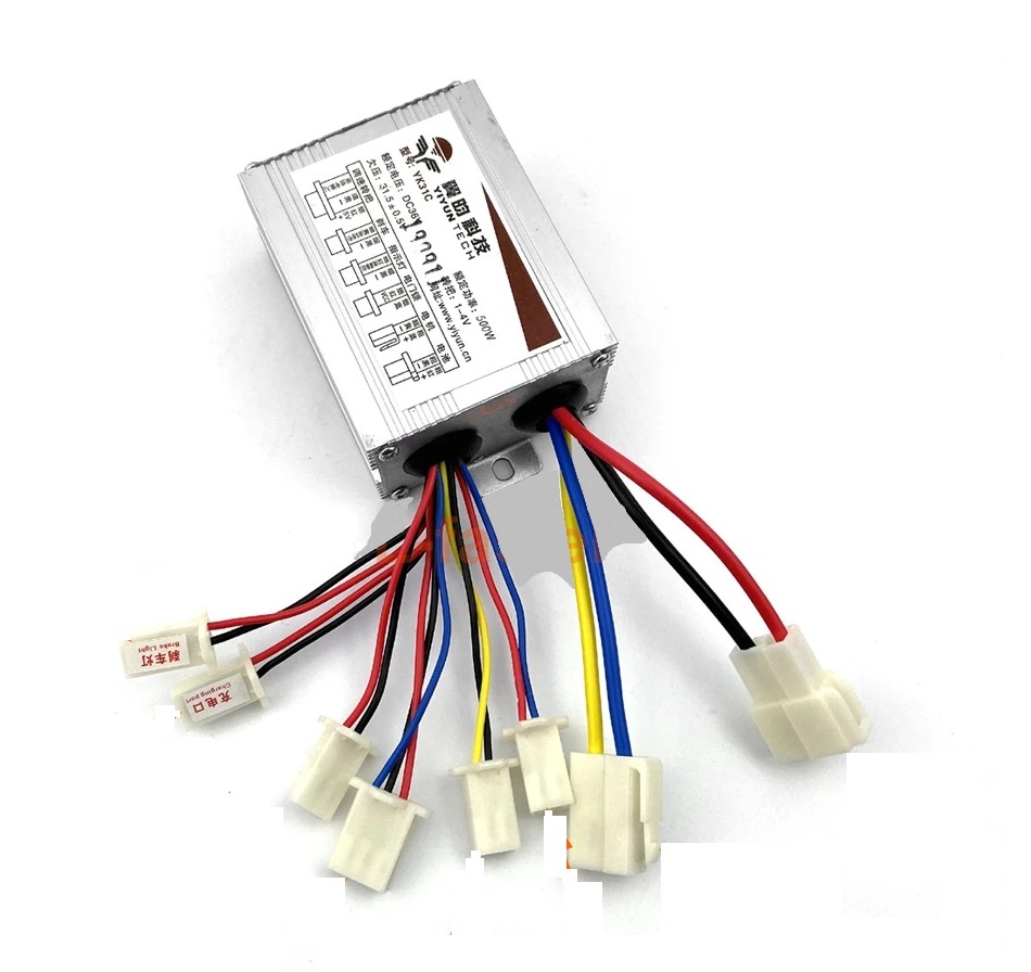 36V 450W Electric Bike Geared Motor Brush Controller