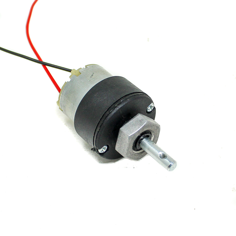 45RPM 12V LOW NOISE DC MOTOR WITH METAL GEARS – GRADE A