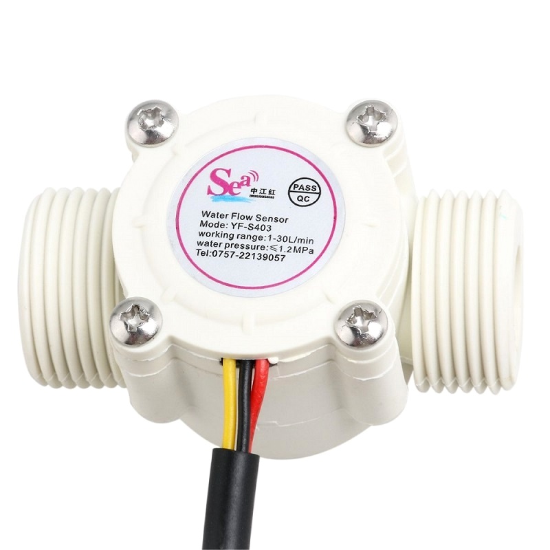 YFS403 5-18V Water Flow Sensor Flowmeter G3/4 1- 30L/Min