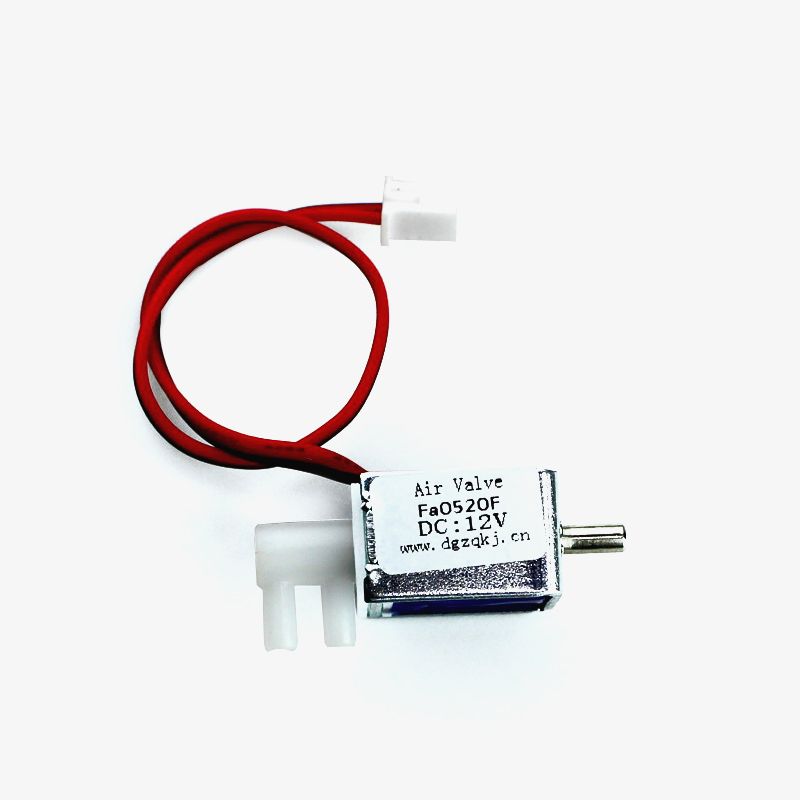 FA0520F 12V DC 2-position 3-way Small Mini Electric Solenoid Valve for Air / Gas