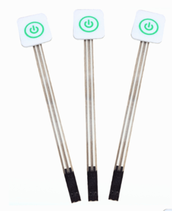One key ON OFF Momentary PET PVC Membrane Matrix Keypad