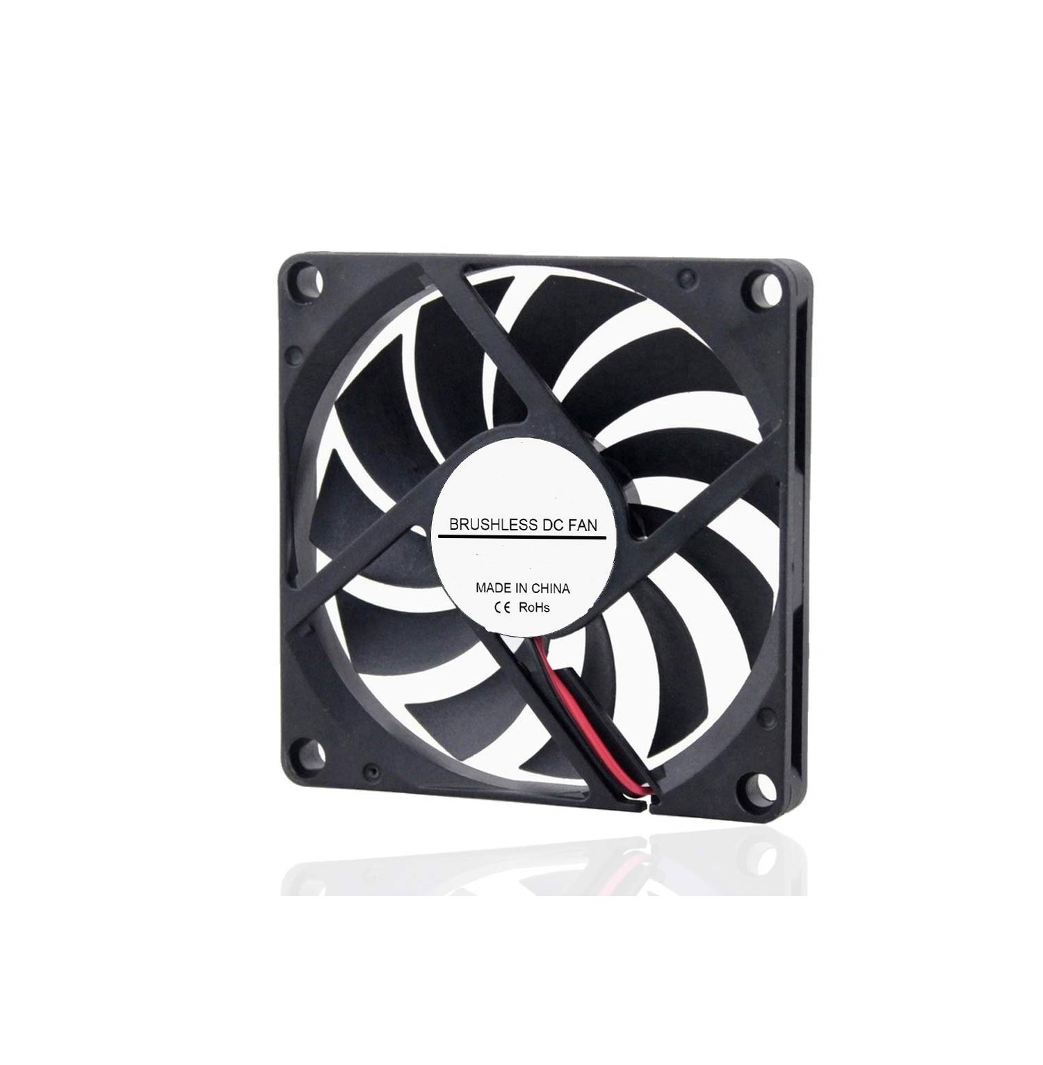 DC24V 7010 Oil Containing Cooling Fan with XH2.54-2P 25CM Cable Size:70*70*10MM