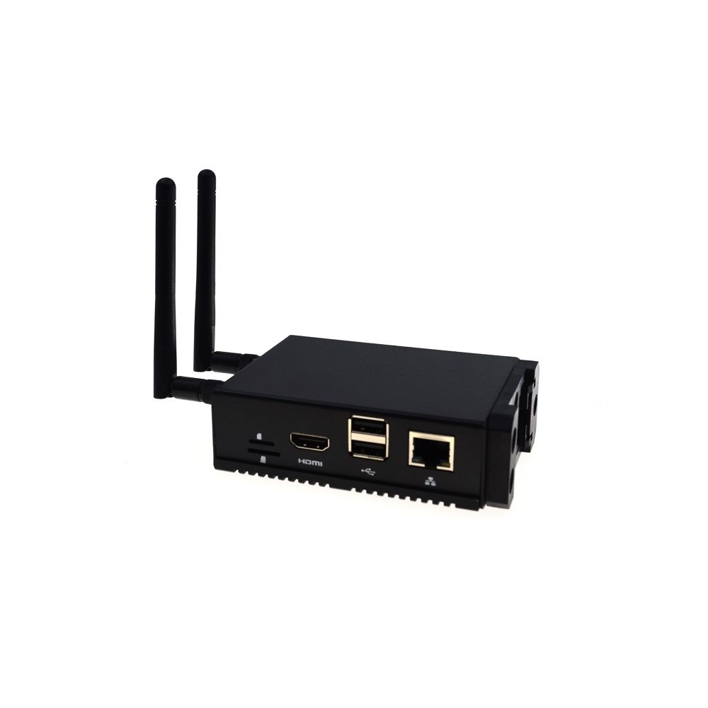 EDATEC ED-CM4SEN baseboard with WIFI Antenna 4G Module Metal Case 2GB RAM and 8GB EMMC