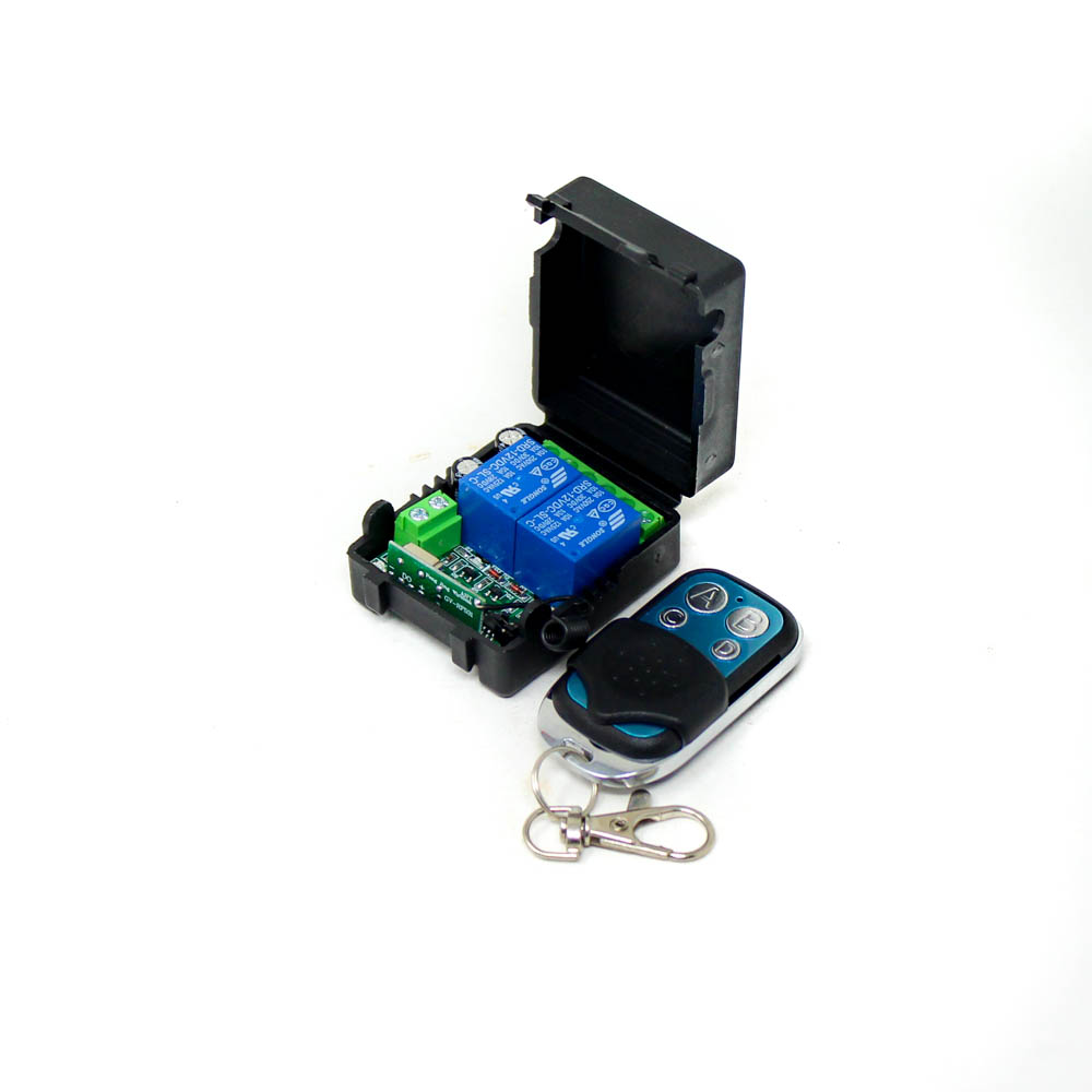 433MHz 12V 2 Channel, Relay Module Wireless, Remote Control Switch, without Battery