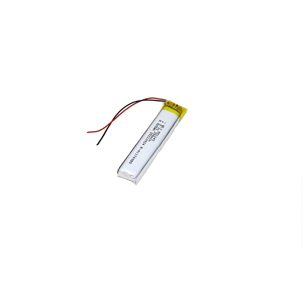 250 mAh 3.7V single cell Rechargeable LiPo Battery