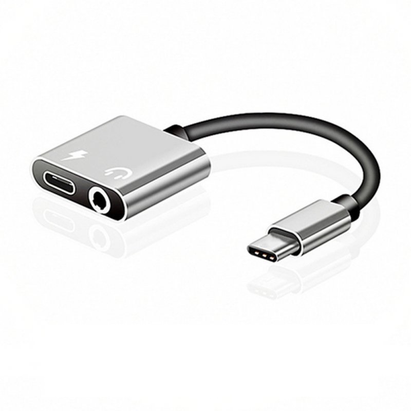 USB-C Type-C To 3.5Mm Jack Headphone Adapter with Charging support