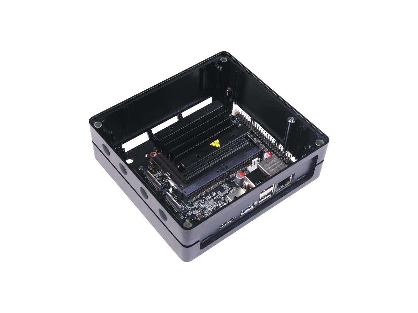 reComputer J1010 Edge AI Device with Jetson Nano module, M.2 Key E Slot, Type-C connectors, Aluminium case, pre-installed JetPack System