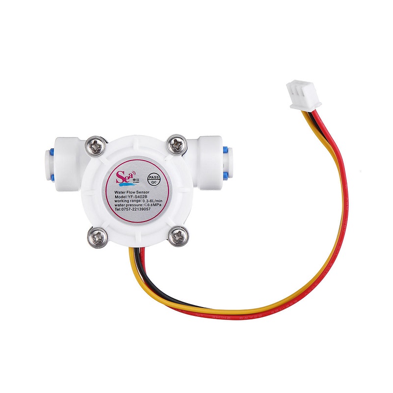Water Flow Sensor YF-S402B 5-24V Flowmeter 0.3-6L/Min