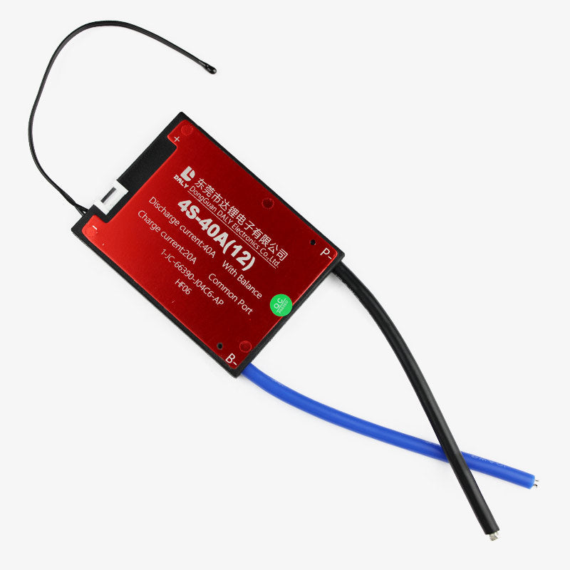 DALY LiFePo4 4S 12V 40A Waterproof Battery Management System - BMS Protection Board