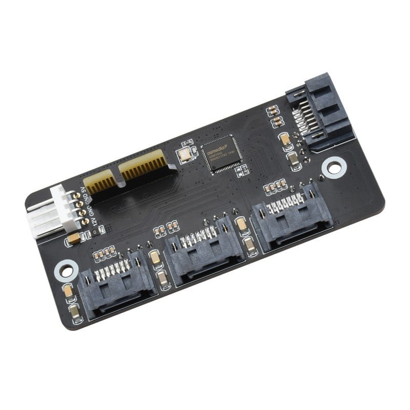 Waveshare PCIe TO 4-Ch SATA 3.0 Expander 6Gpbs High-speed SATA Interface