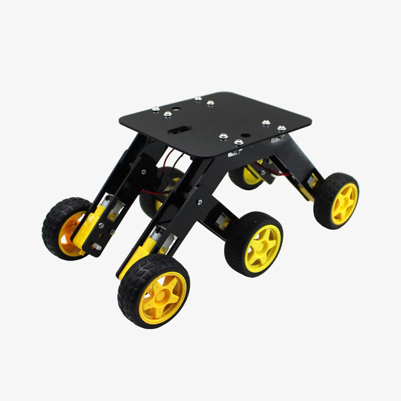 Mars Rover Robot DIY Kit with Acrylic Parts, Nuts and Bolts - 6WD Car for Robotics