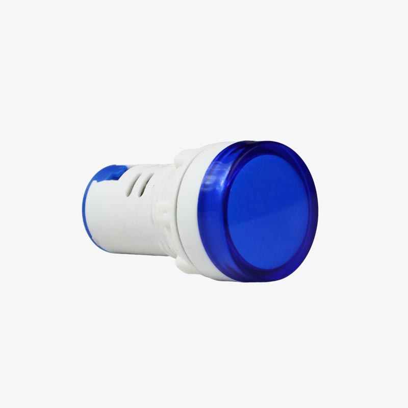SIBASS AD22-22D/S LED Panel Mount - 12VDC 220AC BLUE