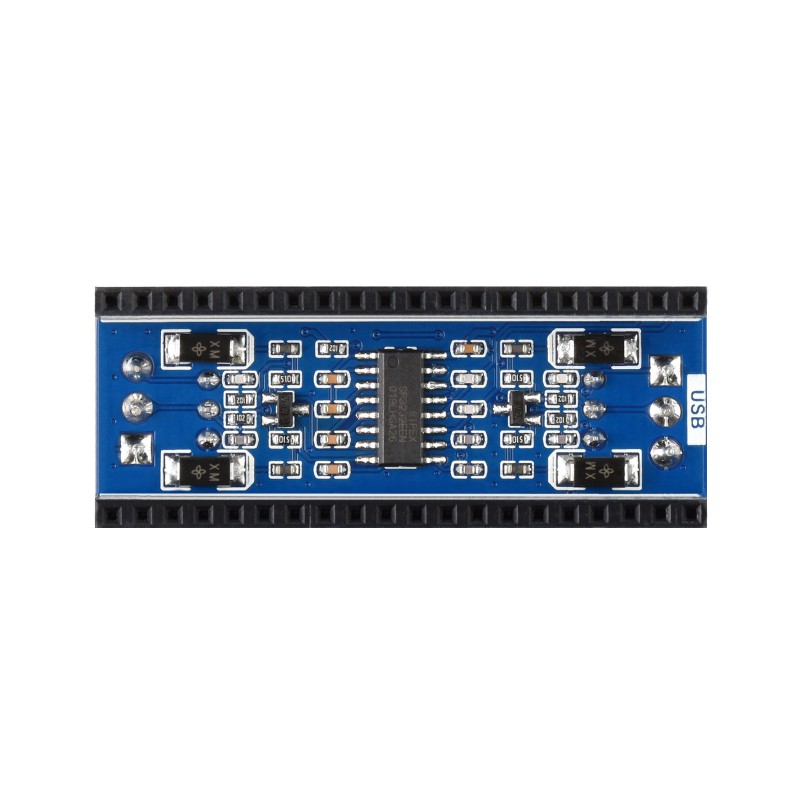 Waveshare 2-Channel UART To RS232 Module for Raspberry Pi Pico, SP3232EEN Transceiver