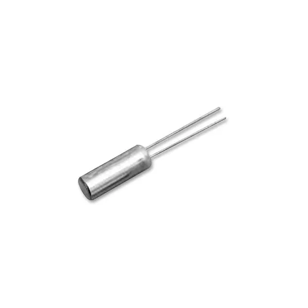 32.768 kHz, Cylinder Radial, 8.2mm x 3.2mm Dia, 12.5 pF, 20 ppm