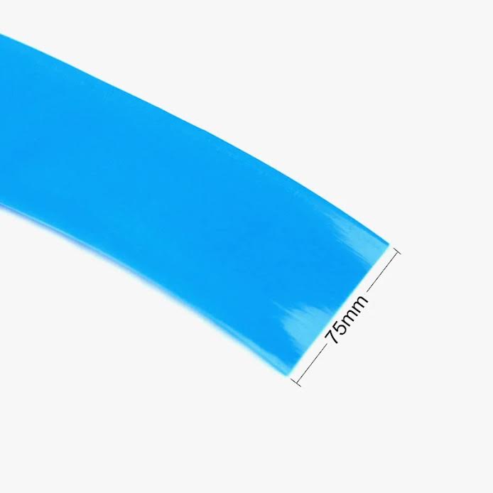 75mm PVC Heat Shrink Sleeve for Lithium Battery Pack - 1 Meter