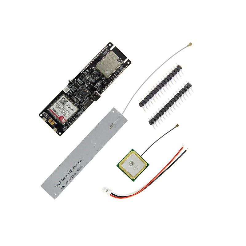 TTGO TSIM7000G Module ESP32- WROVER-B Chip WiFi Bluetooth 18560 Battery Holder Solar Charge Development Board
