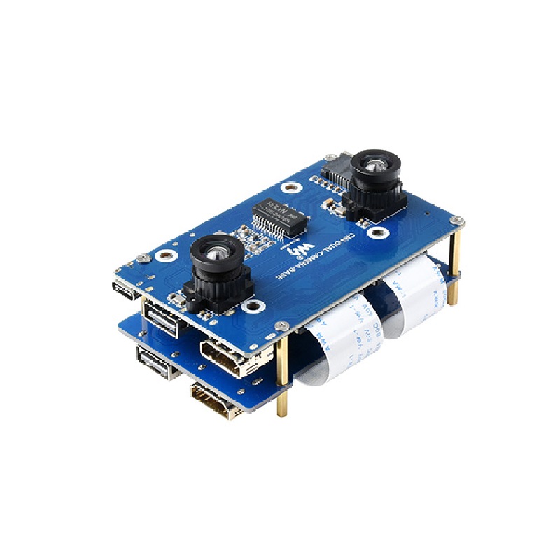 Waveshare Binocular Camera Base Board Designed for Raspberry Pi