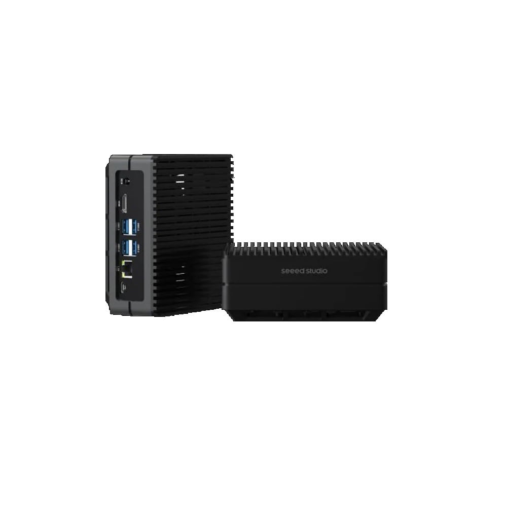 reComputer J4012-Edge AI Device with NVIDIA Jetson Orin NX 16GB module, 4xUSB 3.2, M.2 Key E & Key M Slot, Aluminum case, Pre-installed JetPack System on 128GB NVMe SSD
