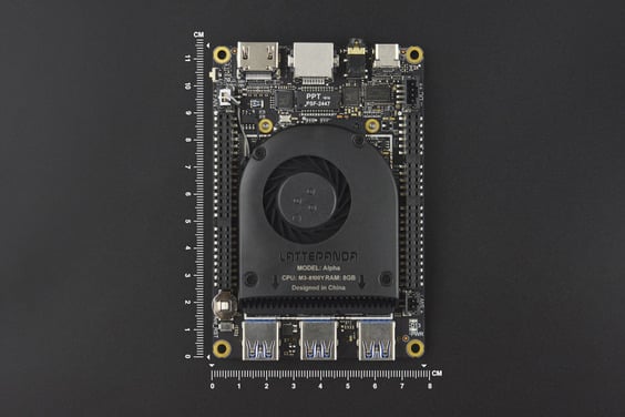 LattePanda Alpha 864s (Win10 Pro activated) with Case & Streaming Cable & Touch Display