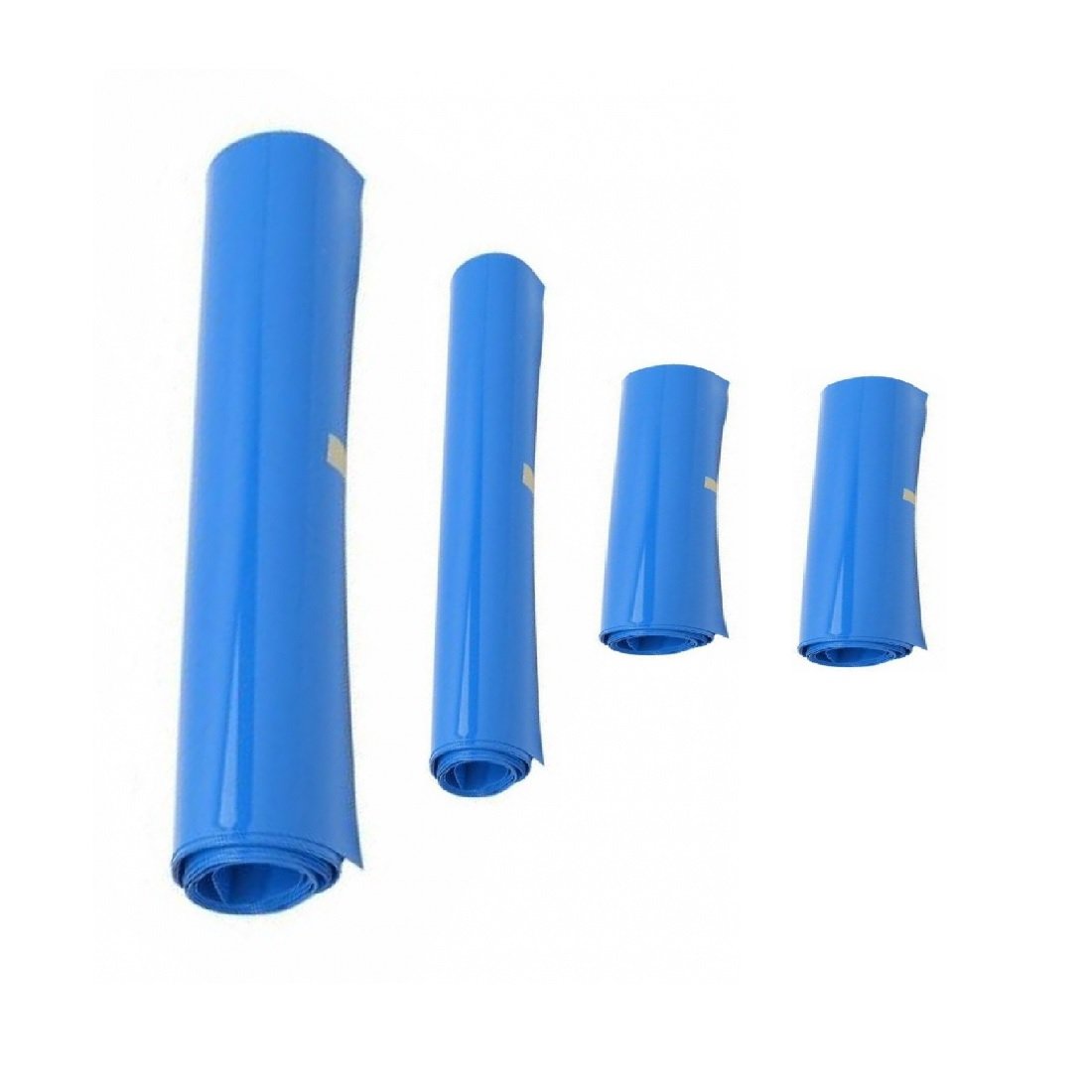 1 Meter PVC Heat Shrink Sleeve 410mm Sky Blue