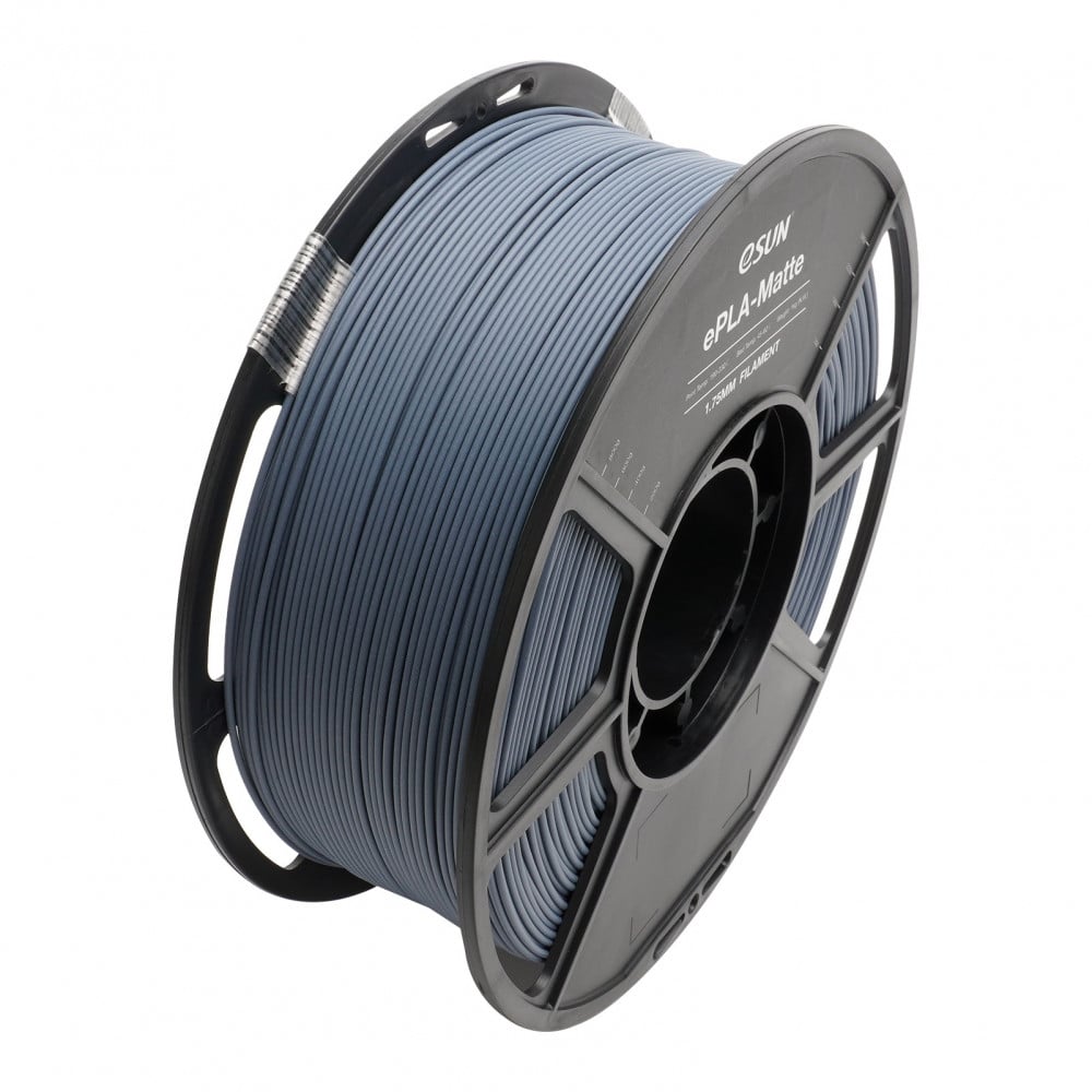 eSUN ePLA-Matte 1.75mm 3D Printing Filament 1kg-Dark Grey