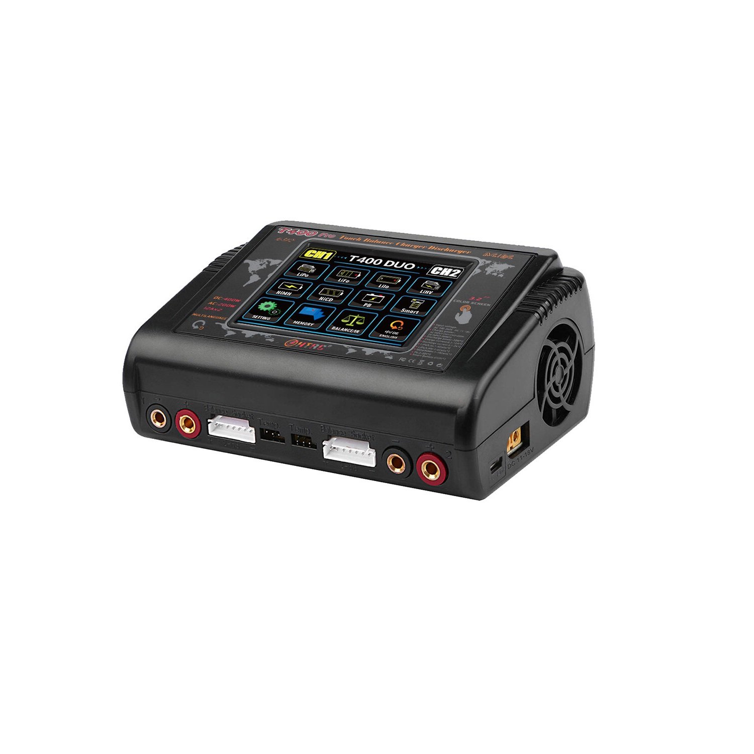 HTRC T400 Lipo Battery Charger DC 400W AC 200W RC Charger