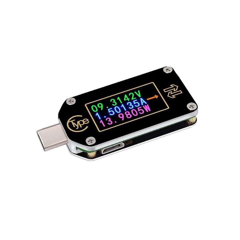 RD TC66C Type-C PD Ttrigger USB-C Voltmeter Ammeter Voltage 2 Way Current Meter Multimeter PD Charger Battery USB Tester （USB + BT Communication + PD Switch）