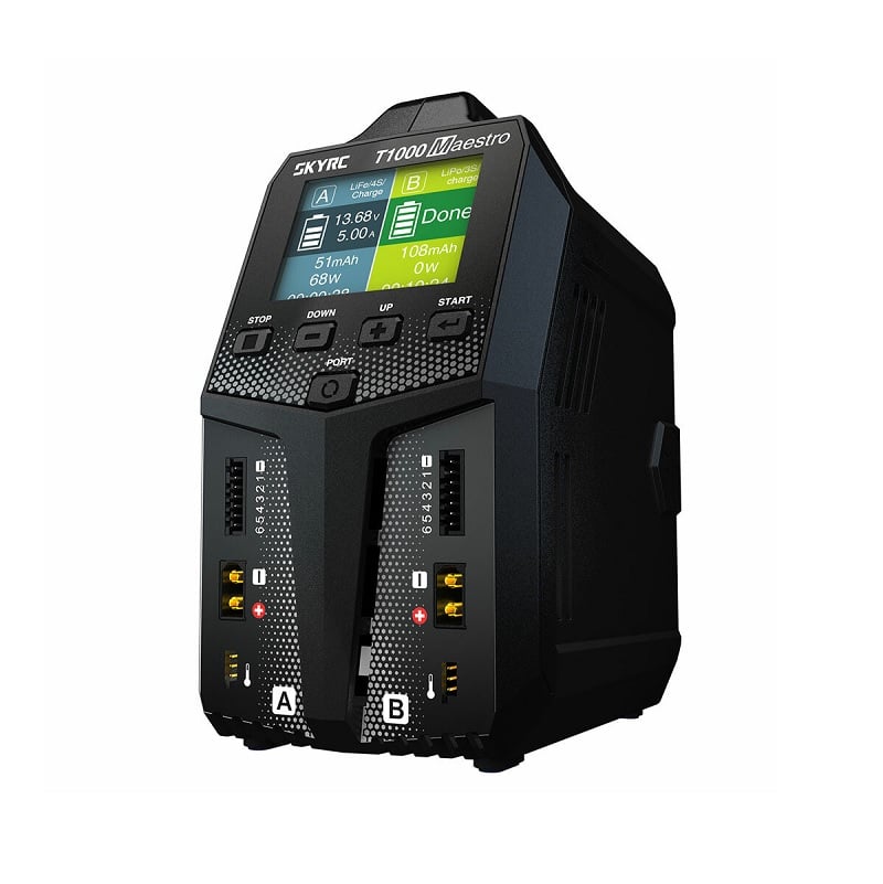 SKYRC T1000 Maestro 450W 20A AC/DC Dual Balance Charger