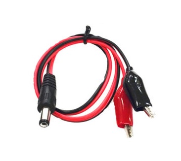 DC Jack to Alligator Connector- wire thickness 1.15mm