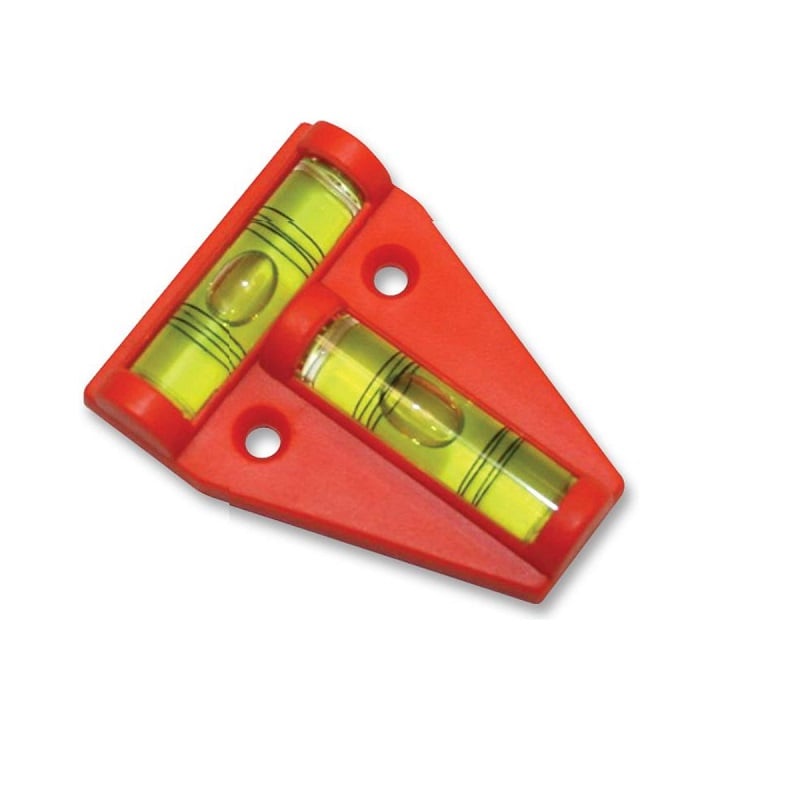 DURATOOL Spirit Level, Cross Check, Vertical &amp; Horizontal, 3mm per Metre Accuracy