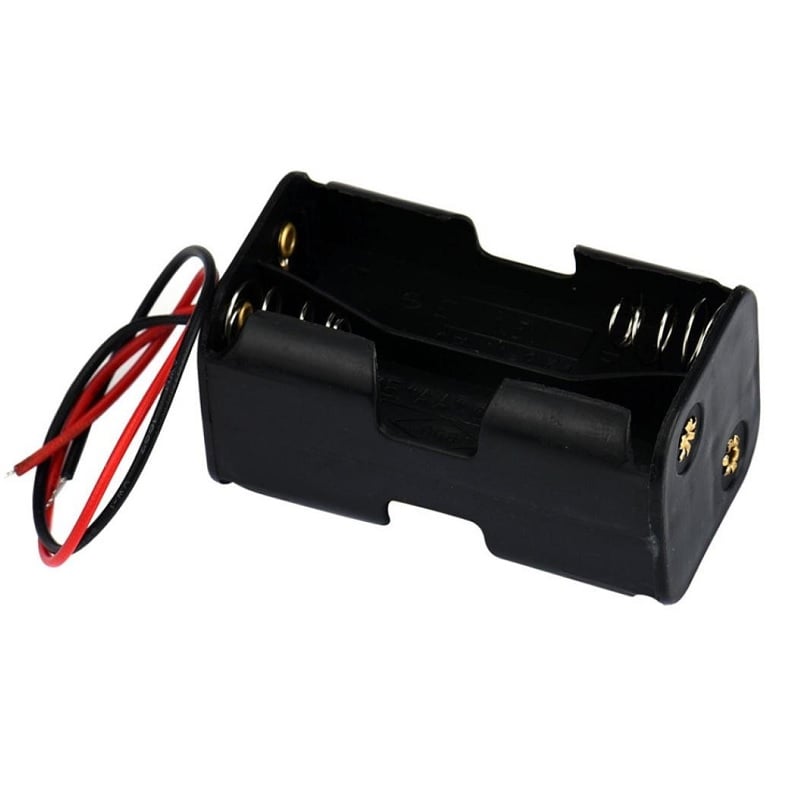 4 x AA Battery Holder Box with JST SM Male Plug without Cover (Back-to-Back）