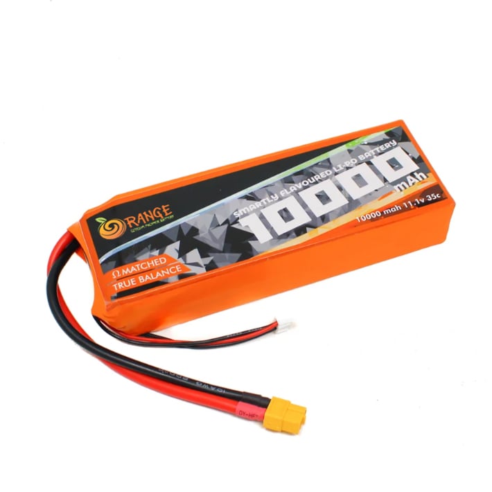 Orange 10000mAh 3S 35C/70C (11.1V) Lithium Polymer Battery Pack