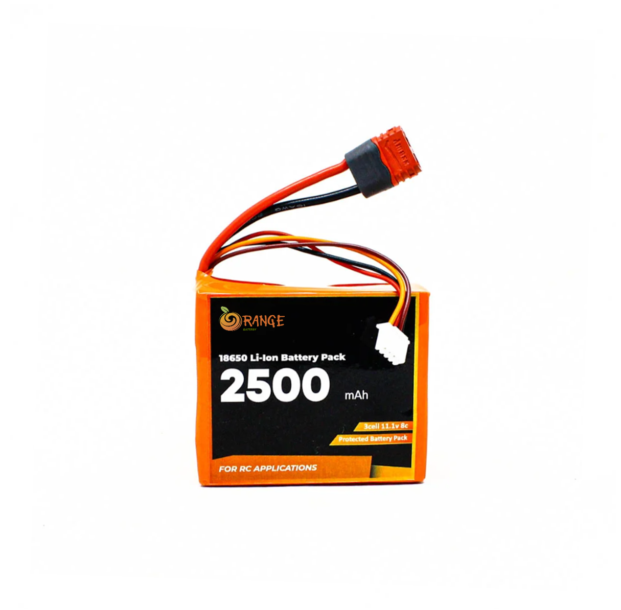 Orange ISR 18650 11.1V 2500mAh 8C 3S1P Li-ion Battery Pack