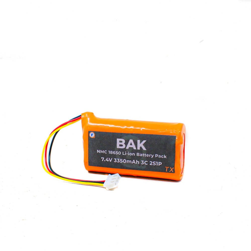 BAK NMC 18650 7.4V 3350mAh 3C 2S1P (TX) Li-ion Battery Pack