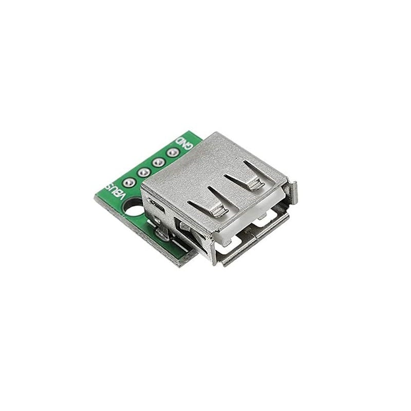 USB Female to 2.54mm Breakout Board with Direct 4P Adapter Board- 2Pcs