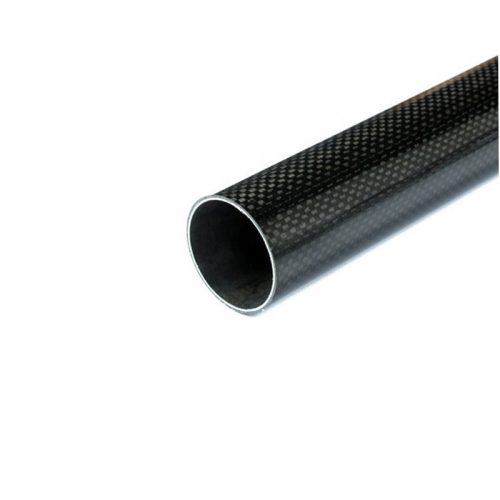 3K Roll-wrapped Carbon Fibre Tube (Hollow) 12mm(OD) * 8mm(ID) * 1000mm(L)