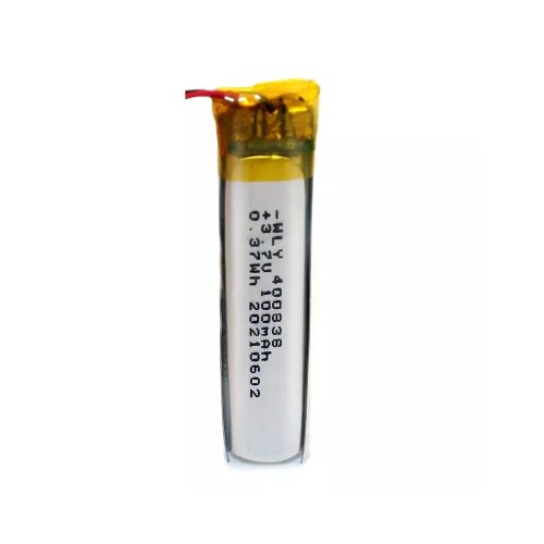 100 mAh 3.7V single cell Rechargeable LiPo Battery