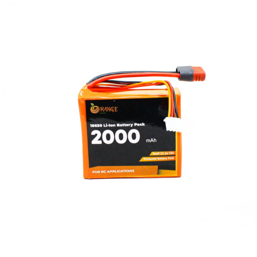 Orange ISR 18650 11.1V 2000mAh 10C 3S1P Li-ion Battery Pack