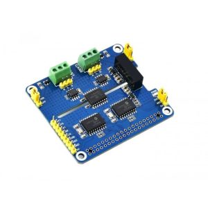 Waveshare Isolated RS485 RS232 Expansion HAT for Raspberry Pi, SPI Control