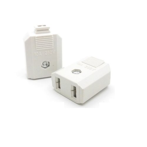 2 Pin Female Plug 10A 250V, Monitoring Waterproof Box Socket