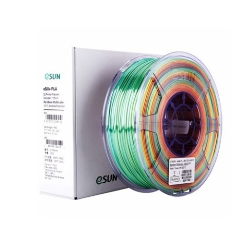 eSilk-PLA filament__Rainbow Multicolor