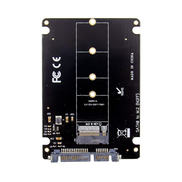 SATA3.0 to M.2 B-Key, NGFF SSD Conversion, Card
